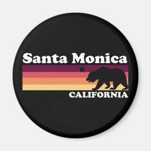 Vintage Santa Monica California Magnet