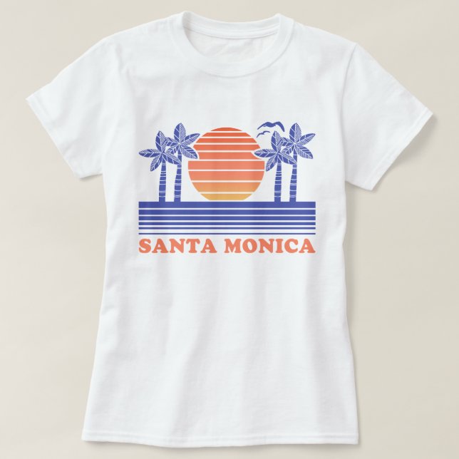 Vintage Santa Monica T-Shirt (Design Front)