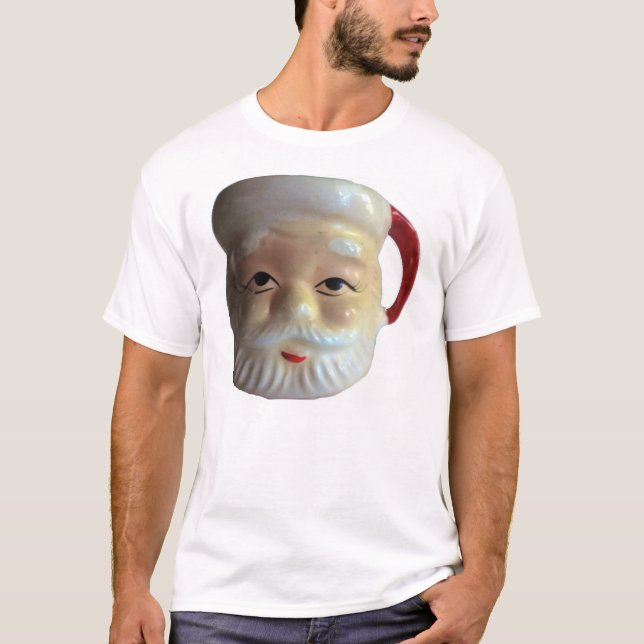 Vintage Santa Mug T-Shirt (Front)