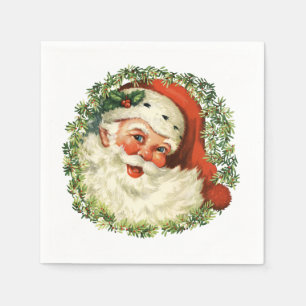 Vintage Santa Napkin