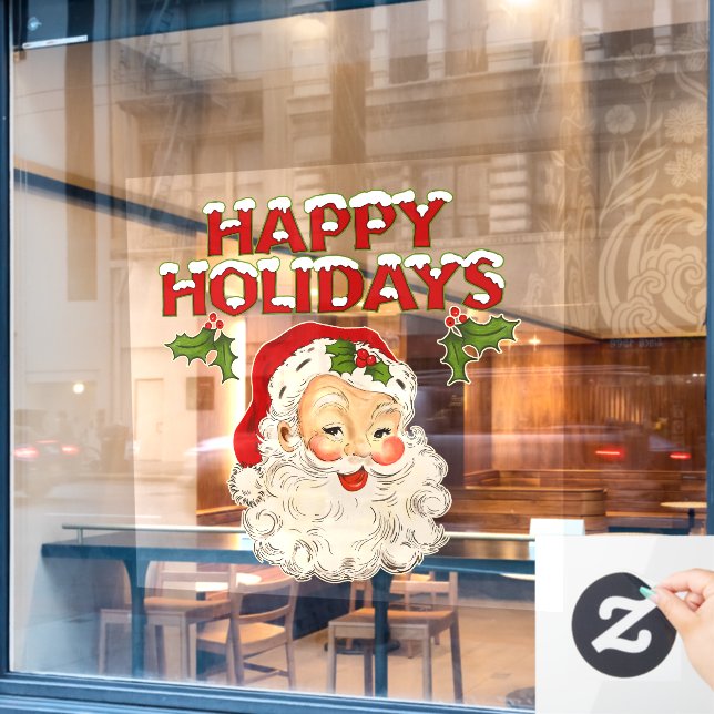 Vintage Santa No 2 (Cafe Window)