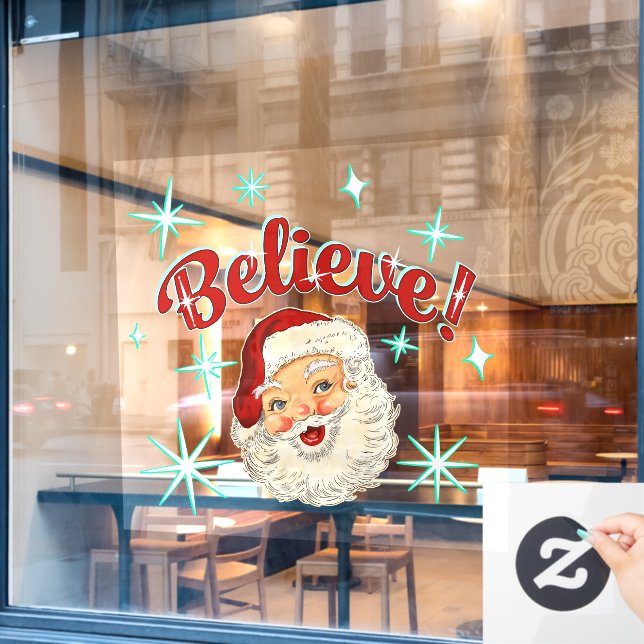 Vintage Santa No 6 (Cafe Window)