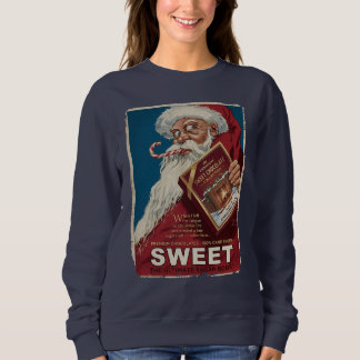 Vintage Santa Parody - Funny Christmas Sugar Rush Sweatshirt