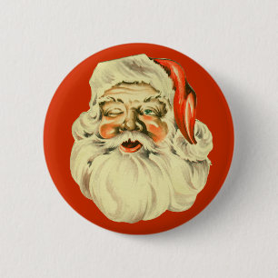 Vintage Santa Pin