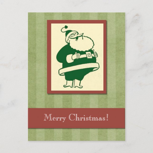 Vintage Santa Postcard (Front)