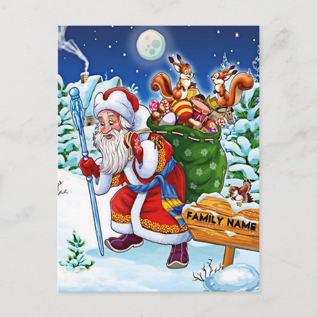 Vintage Santa Postcard (Front)