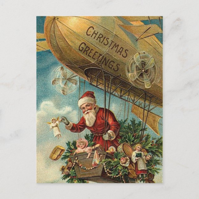 Vintage Santa Postcard (Front)