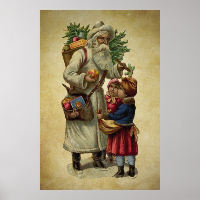 vintage santa poster (Front)