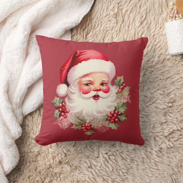 Vintage Santa Santa Claus Cushion (Blanket)