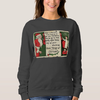 Vintage Santa Scam Likely Christmas. Sweatshirt