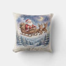 Vintage Santa Sleigh Magic of Christmas