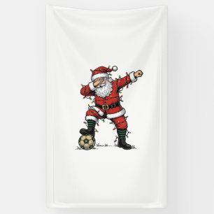 Vintage Santa Soccer Christmas Sports Shirt_1 Banner