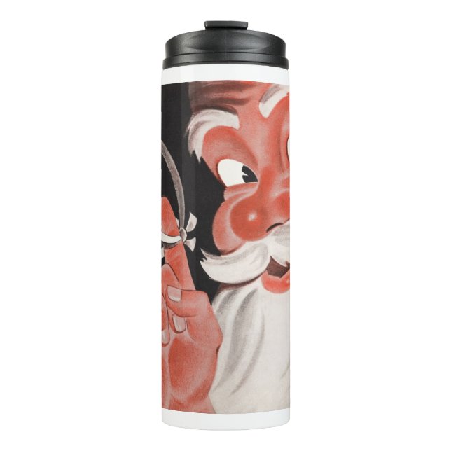 Vintage Santa  Thermal Tumbler (Front)