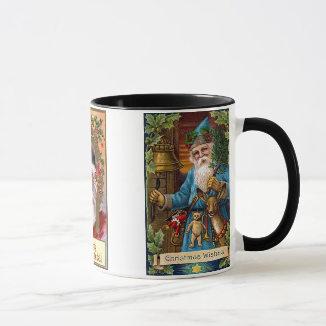 Vintage Santa Times Three Mug (Right)