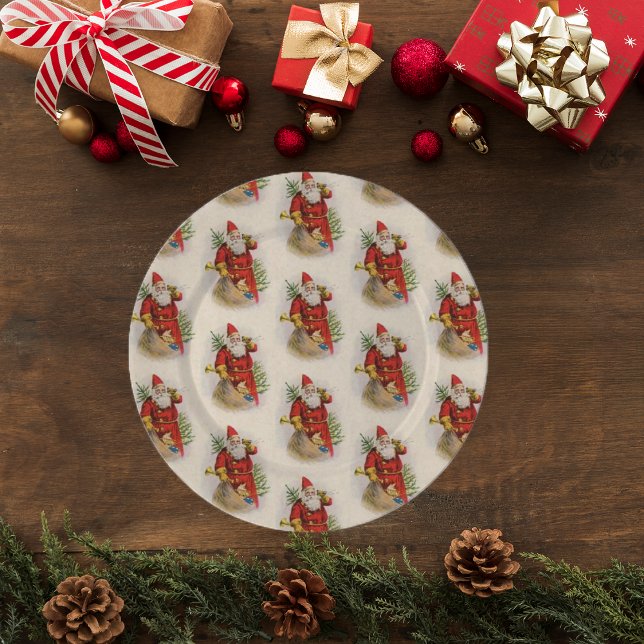 Vintage Santa Tissue Paper (Creator Uploaded)