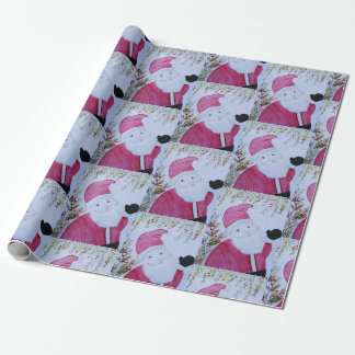 Vintage Santa Wrapping Paper