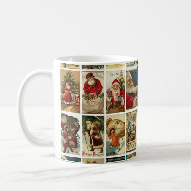 Vintage Santas Coffee Mug (Left)