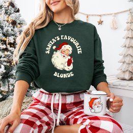 Vintage Santa's Favorite Blond Sweatshirt