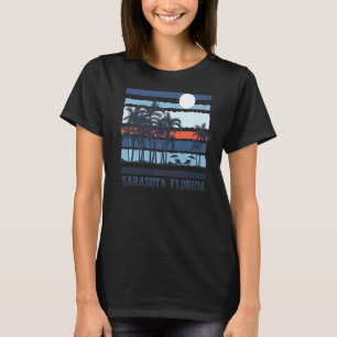 Vintage Sarasota Florida Summer Travel 80s Beach S T-Shirt