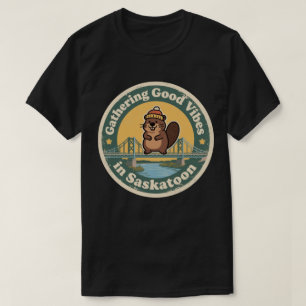Vintage Saskatoon SK Good Vibes Gift T-Shirt