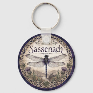 Vintage Sassenach Scottish Highland Romance Key Ring