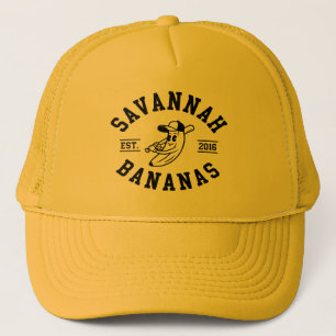 Vintage Savannah Baseball Banana Sports Trucker Hat