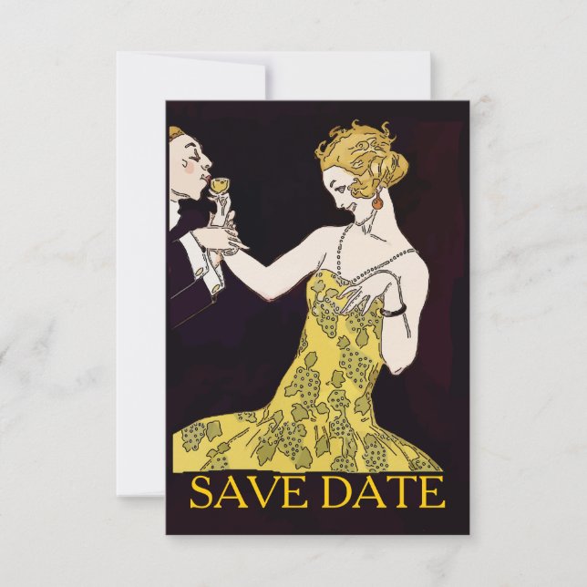 Vintage Save Date Save The Date (Front)