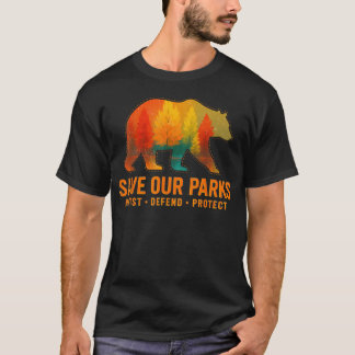 Vintage Save Our Parks Resist National Park T-Shirt