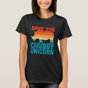Vintage Save The Chubby Unicorns Animal Rhino Cons T-Shirt