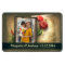 vintage save the date magnet with your photo