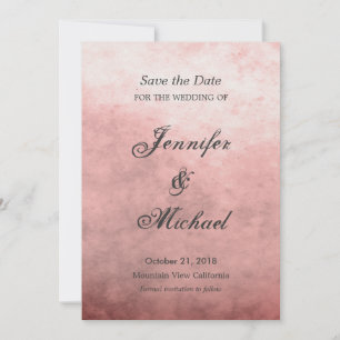 Vintage Save the Date Wedding Unique Classical
