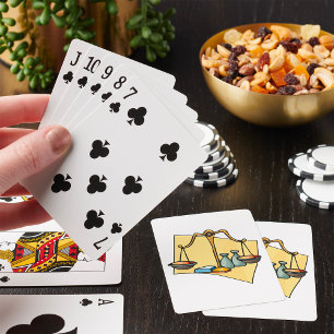 Vintage Scales Playing Cards