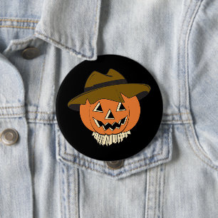 Vintage Scarecrow Button