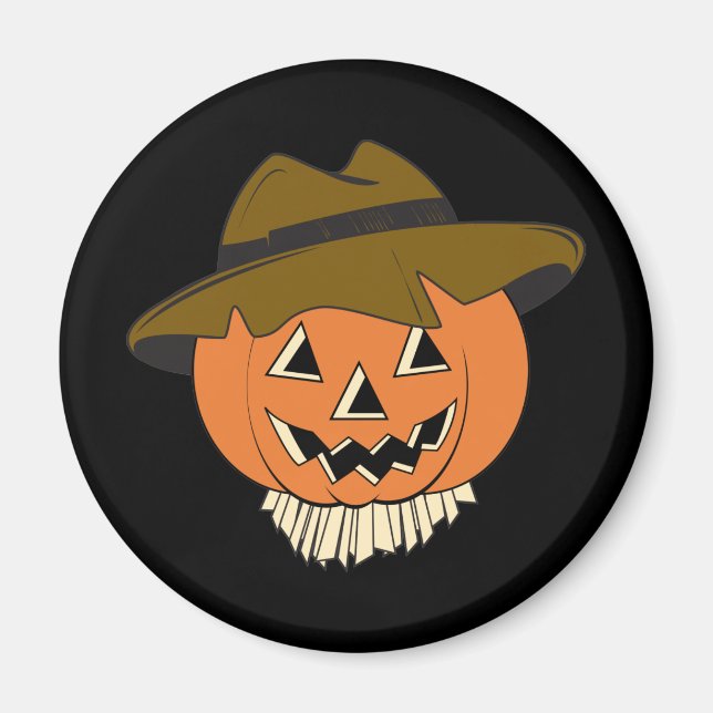 Vintage Scarecrow Magnet (Front)