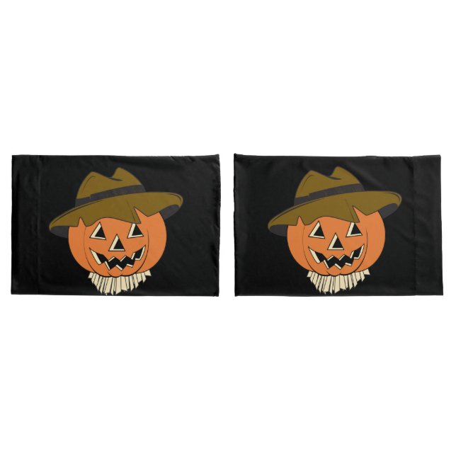 Vintage Scarecrow Pillow Case (Back-Set)