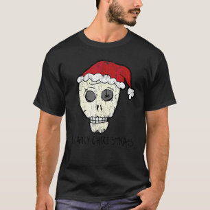 Vintage Scary Christmas Scull anti T-Shirt