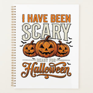 Vintage Scary Halloween Pumpkin Shirt Design_1 Planner