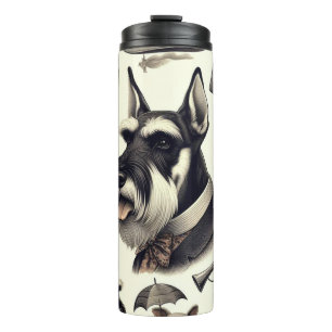 Vintage Schnauzer  Seamless Thermal Tumbler