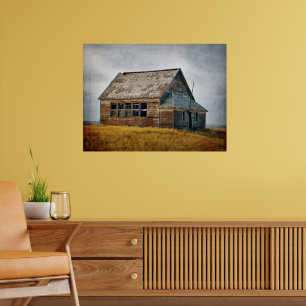 Vintage Schoolhouse Poster Print