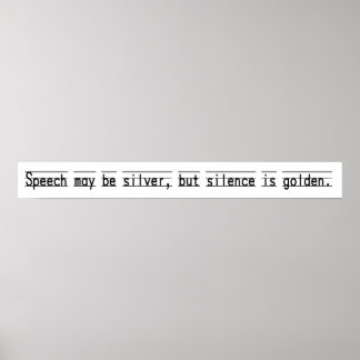 Vintage Schoolroom Proverb Poster