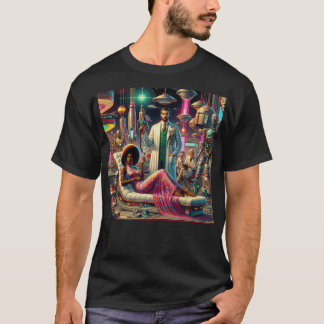 Vintage Sci-Fi Aliens T-Shirt