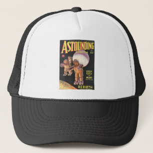 Vintage Sci Fi Comic Astounding Stories 1934 Trucker Hat
