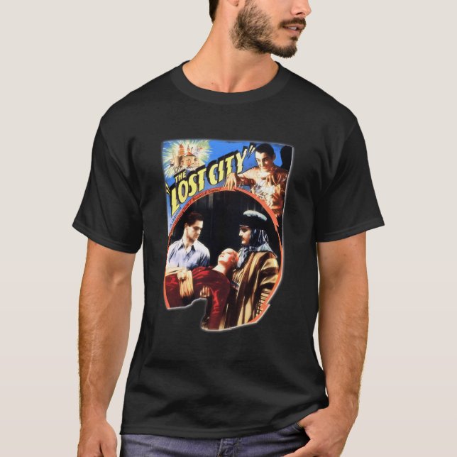 Vintage Sci-Fi Lost City Of The Legurian T-Shirt (Front)