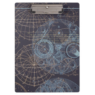 Vintage Science Book Illustration Clipboard