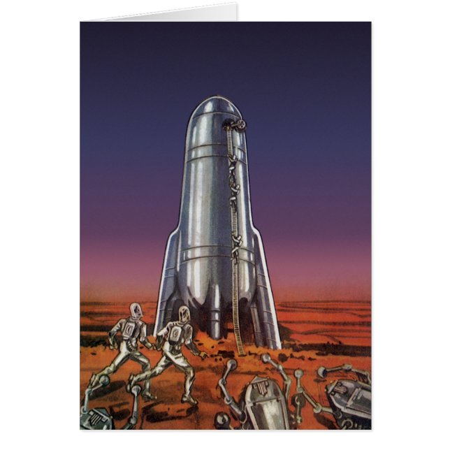 Vintage Science Fiction, Astronauts Beetle Aliens (Front)