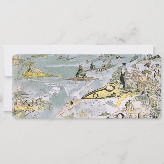 Vintage Science Fiction Futuristic Cars, Taxi Cabs (Front)