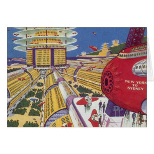 Vintage Science Fiction, Futuristic New York City