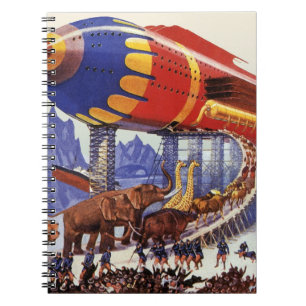 Vintage Science Fiction, Noah's Ark Wild Animals Notebook