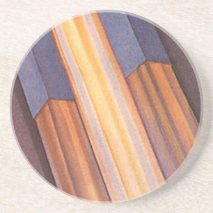 Vintage Science Fiction Space Ship Rockets Coaster