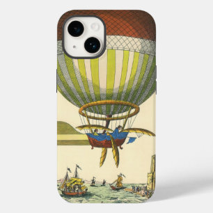 Vintage Science Fiction Steampunk Hot Air Balloon iPhone Case